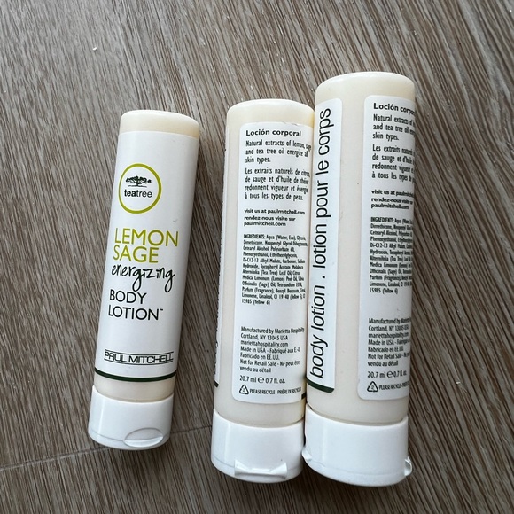 New! Paul Mitchell Tea Tree Lemon Sage Energizing Body Lotion Set - Picture 4 of 4